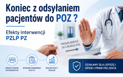 Koniec z odsyłaniem pacjentów do POZ po badania? Efekty interwencji PZLP PZ