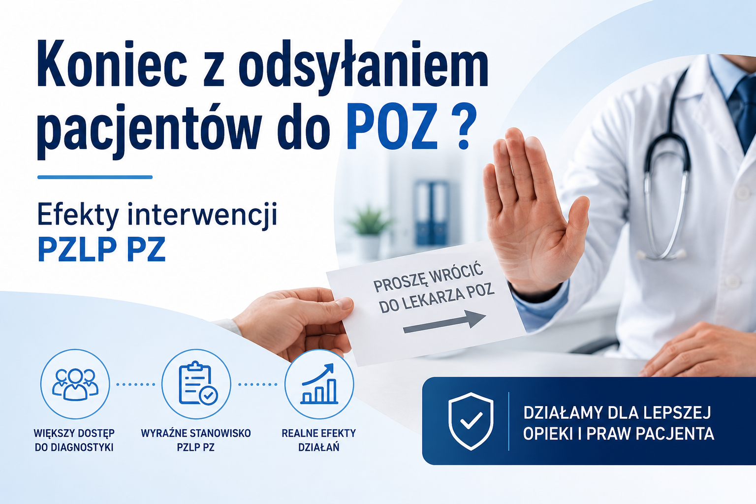 Koniec z odsyłaniem pacjentów do POZ