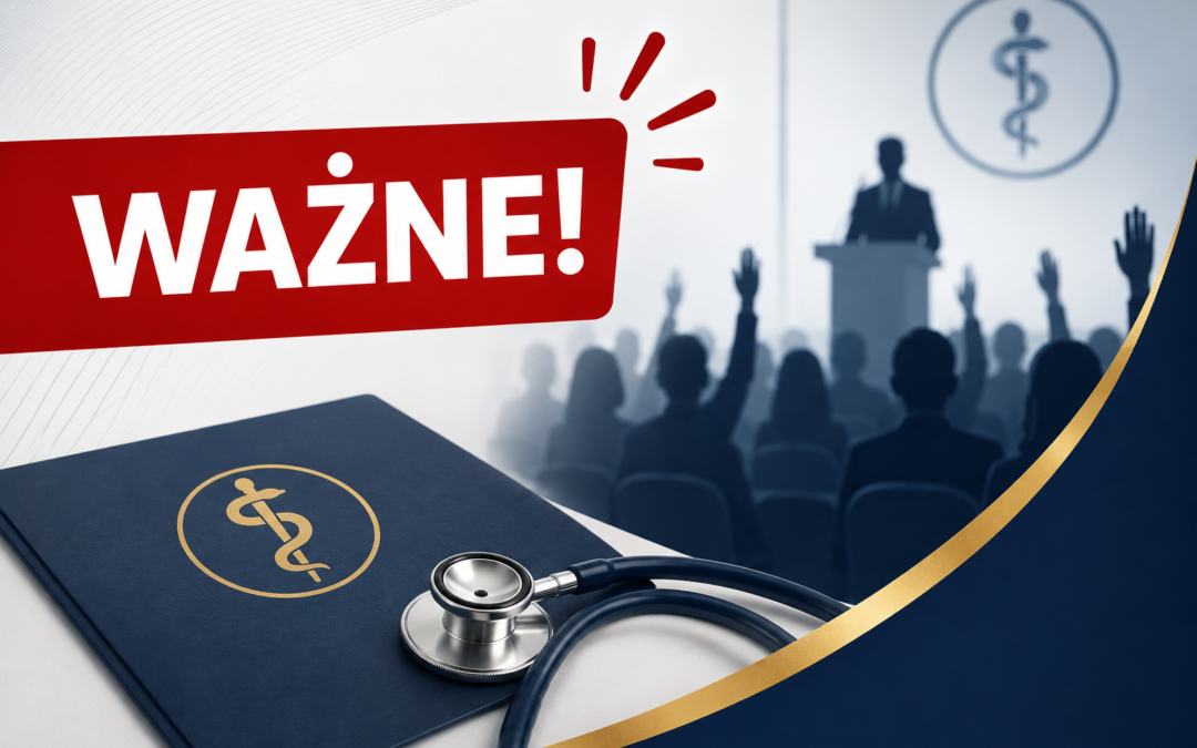 Nadzwyczajny Zjazd Lekarzy 7 listopada – prosimy delegatów o obecność